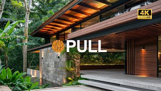 Wooden Homestay Design: Modern Nature House Tour with Relaxation Garden Space