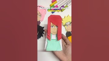 Making Kushina from Naruto | Day 39 to 5k #youtubeshorts #naruto #anime