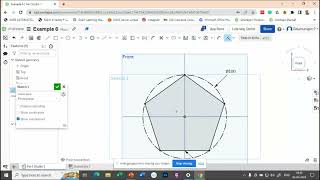 Onshape Tutorial - Sketching - Example 6