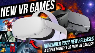 BIG NEW VR GAMES ARE COMING // New Quest 2 & PC VR games November 2022
