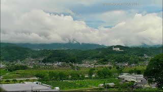 「5月30日」ライブカメラ　風越山、JR飯田線、天竜川