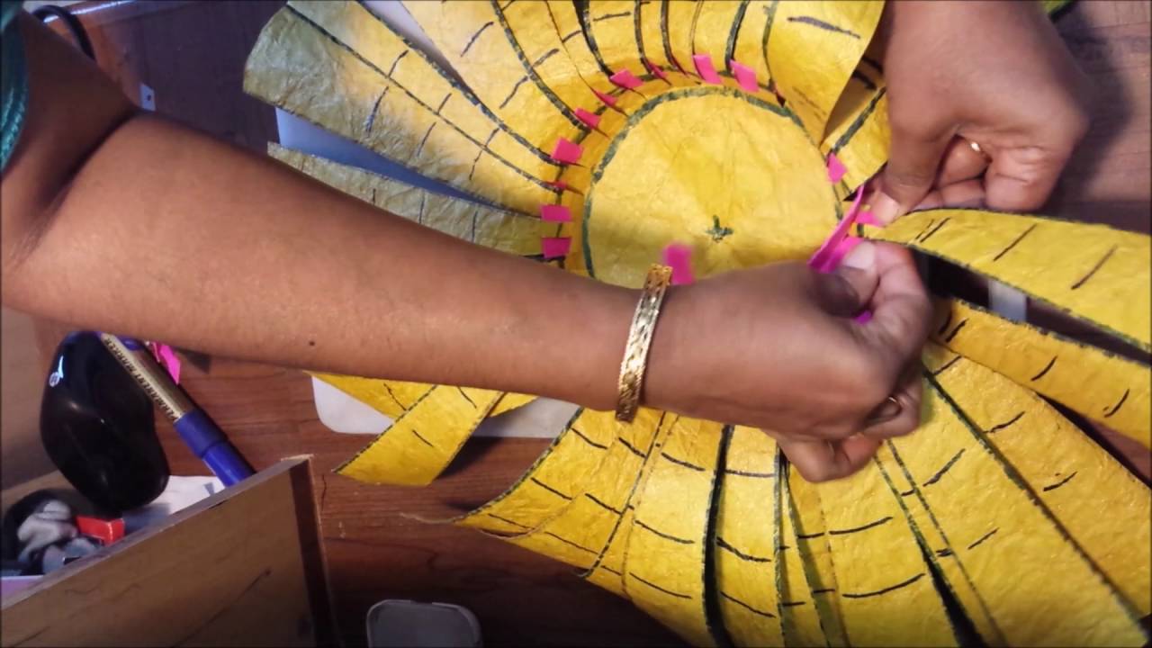 How to make a paper fruit basket YouTube