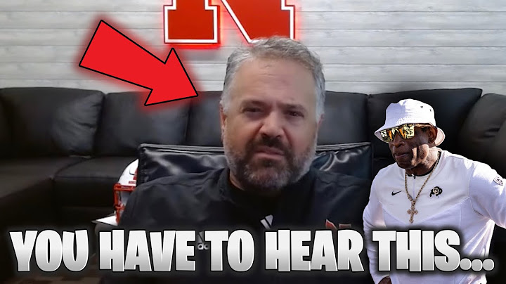 Nebraska Matt Rhule Has Reached A EXTREME LOW With His Coach Prime OBSESSION‼️😬