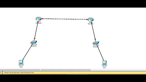 Cisco Packet Tracer Basic Networking - Static Routing using 2 routers