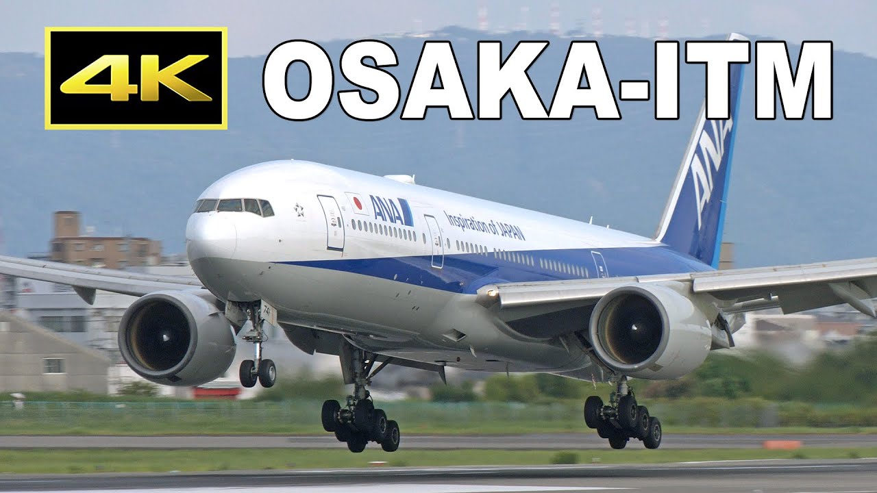 [4K] Plane spotting at Osaka Itami Airport 2024 / 伊丹空港 JAL ANA
