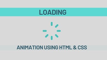 Loading Animation Pure CSS & HTML | Codexbaba