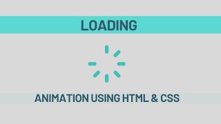 Loading Animation Pure Css Html Codexbaba