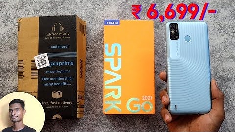 Tecno Spark Go 2021 Indian Retail Unit Unboxing and Review in Hindi
