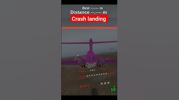 Airline Commander Crash Landing #shorts