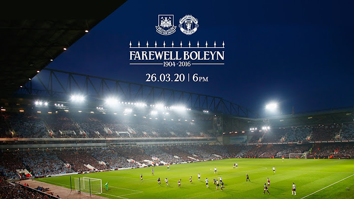 FULL GAME | WEST HAM UNITED VS MANCHESTER UNITED | LAST EVER MATCH AT THE BOLEYN