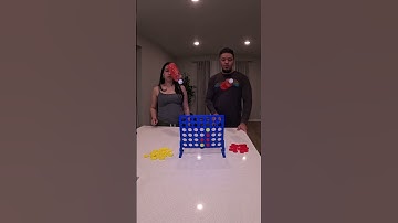 Connect 4 Part 1 #couplegame #challenge #boardgame #juegosdemesa #tabletopgames #funny #shorts