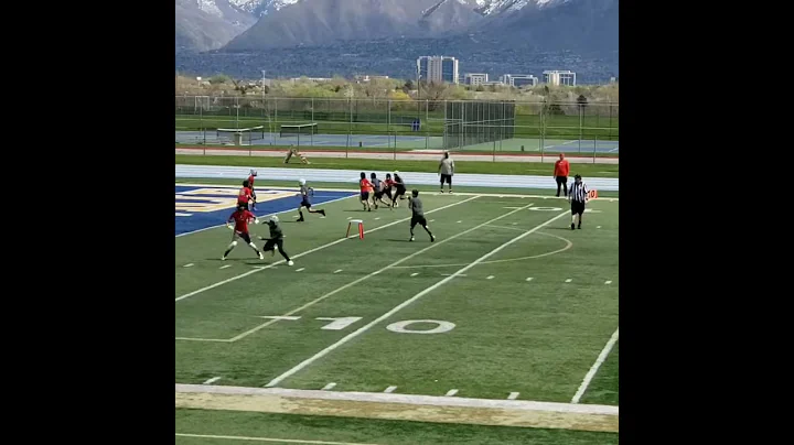 Vinscent with The Utah Prospects  QB throwing that...