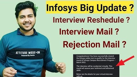 Infosys Big Update !! | Interview Mail ? | Reshedule Mail ? | With Proof | Complete Information |