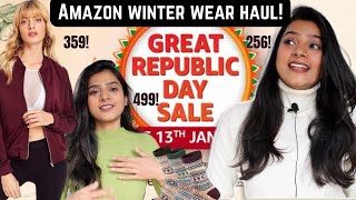 ☃️🧣Winter wear haul! Amazon wardrobe refresh sale✨(Sweaters, muffler, socks) screenshot 5