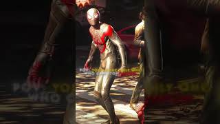 Spider-Man in transformation of anti venom
