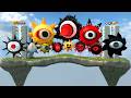 All Evolution of Mr Sun Phases Sprunki vs Others Characters in Sky Construct - Garry's Mod