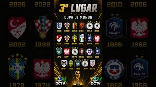 🏆 Todos os 3º Lugares da História da Copa do Mundo (1930–2026) | Quem Mais Subiu ao Pódio?