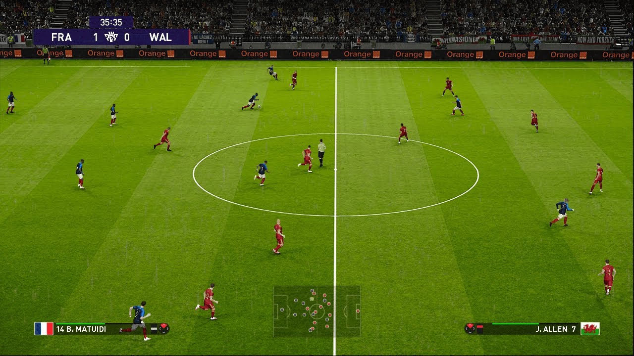France vs Wales (09/07/2025) UEFA EURO PES 2021