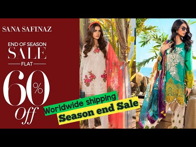 Sana Safinaz Flat 60% off / worldwide ...