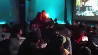 Raw unedited video of a birthday celebration in Hongdae (3/27/2015)