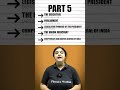 Indian Constitution Part 5 को 1 मिनट में समझो #indianconstitution #polity #constitution #ssc #pw