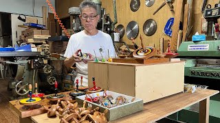 Process of making spinning tops.Handmade wooden spinning top made with great Japanese craftsmanship. by プロセスX 148,571 views 2 months ago 11 minutes