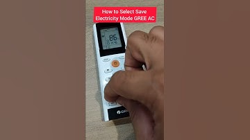 How to Select SE mode on Gree AC #shorts