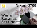 Nikon D700: Why and how to use white balance