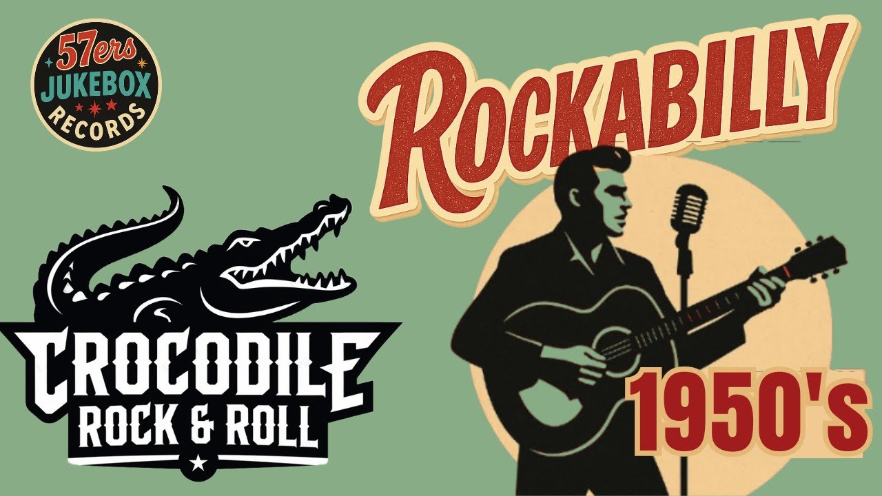 CROCODILE ROCK & ROLL -  🎸 TWO-TRACK SINGLE / Vintage (1953) vs. Modern (2025) ROCKABILLY SOUND  🎸