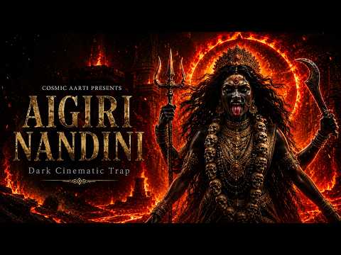 AIGIRI NANDINI: Dark Cinematic Trap 🔱 Aggressive Durga Bass | Cosmic Aarti