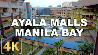 Full walking tour on the biggest Ayala Mall - Ayala Malls Manila Bay | 4K | Aseana City, Philippines