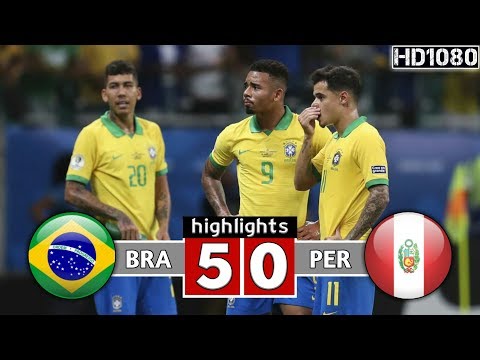 BRAZIL VS PERU 5-0 • All Goals & Extended Highlights • Copa America 2019 HD