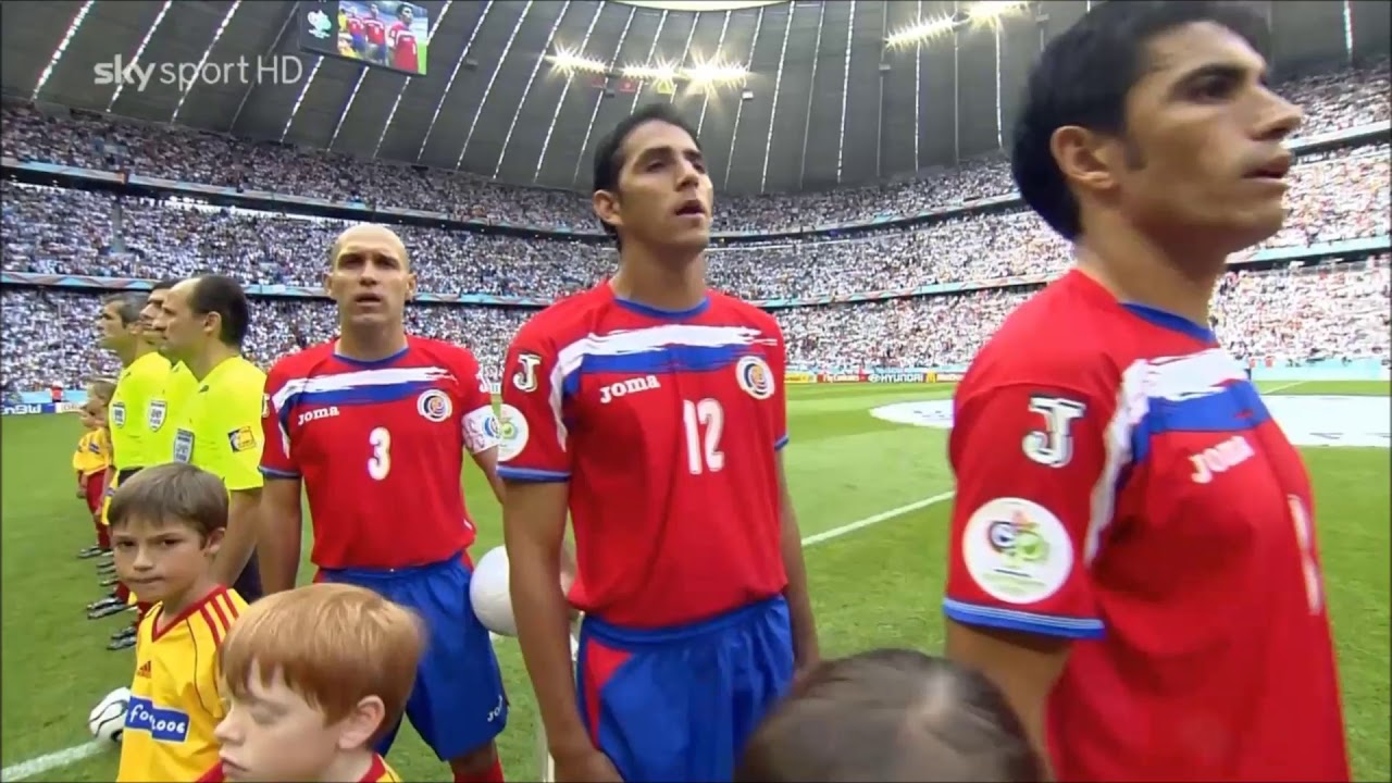Anthem of Costa Rica v Germany (FIFA World Cup 2006)