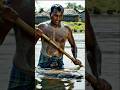 পুকুরে মাছ শিকার করছে | Fishing in Pond Village Life in Bangladesh   #entertainment #jholok #shorts