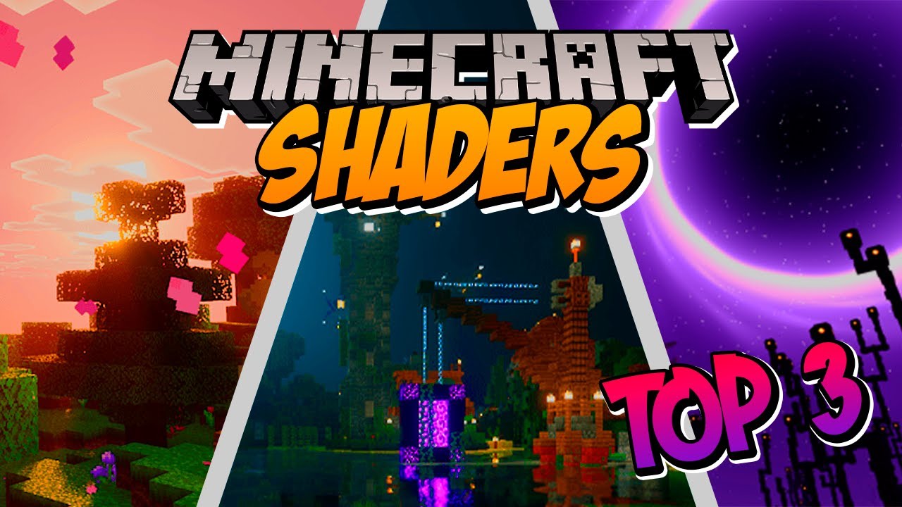 🔥 TOP 3 MELHORES SHADERS PARA O MINECRAFT BEDROCK 1.21+ 🎯 - YouTube