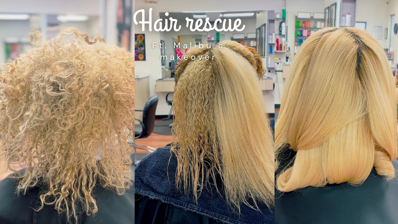 ОЧЕНЬ ДРАМАТИЧНОЕ ПРЕОБРАЖЕНИЕ ПОВРЕЖДЕННЫХ ВОЛОС. Ft Malibu c