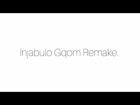 Injabulo Gqom Remix. #subscribe #like