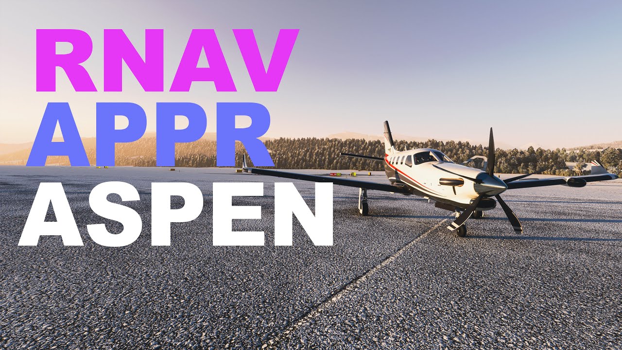 Grand Junction To Aspen (Rnav F Approach Tbm 930)