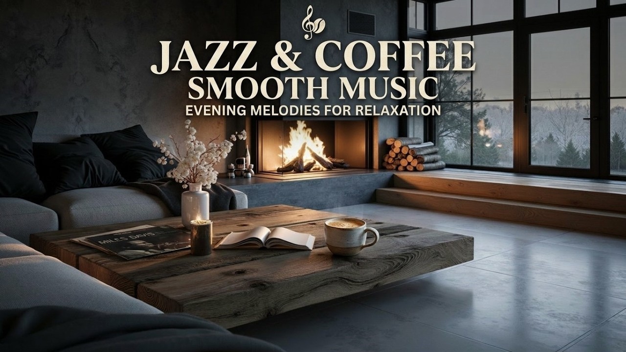 Cozy Coffee Jazz ~ Relaxing Morning Vibes & Smooth Jazz Cafe Ambiance ...