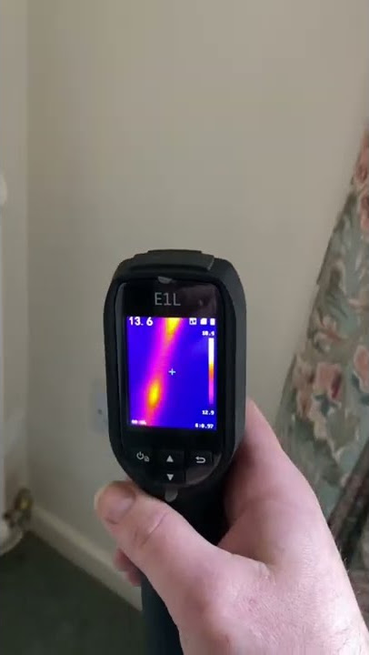 Tiny Review #1 : Using a Thermal Leak Detector to check for air draft, cold  air leakage and how angry your wife is.