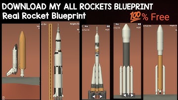 DOWNLOAD 20+ REALISTIC ROCKET BLUEPRINT FOR SPACEFLIGHT SIMULATOR || 💯% Free || SFS || #gaming