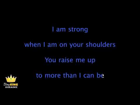 You Raise Me Up (Josh Groban) karaoke with lyrics