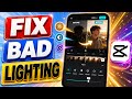 AI Relight Change Lighting After Recording CapCut Mobile