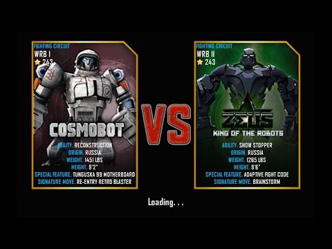 Real Steel WRB Cosmobot VS Zeus (champion) NEW updating