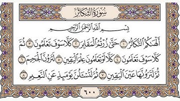 تلاوة رائعة سورة التكاثر - الشيخ رعد الكردي www.qoranet.net