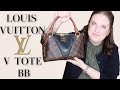 LOUIS VUITTON V TOTE BB- FIRST IMPRESSIONS & WHAT FITS INSIDE
