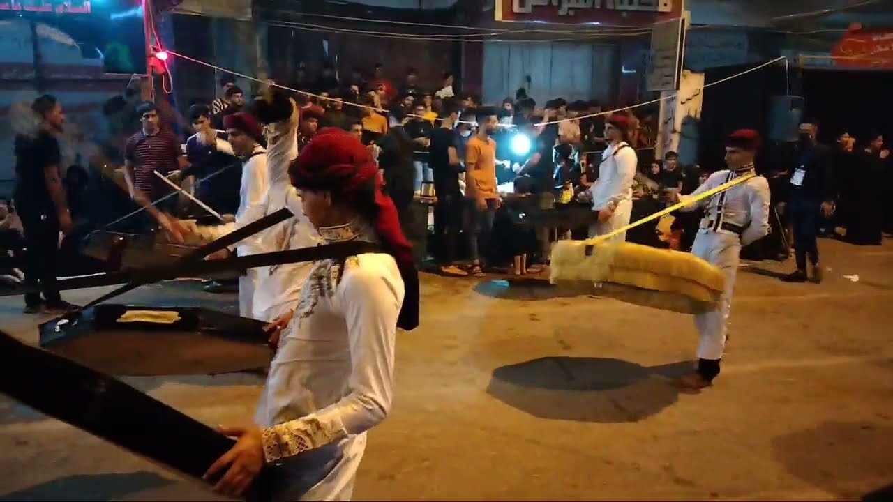 اجواء محرم في محافظه الديوانية ❤️شارع المواكب ❤️