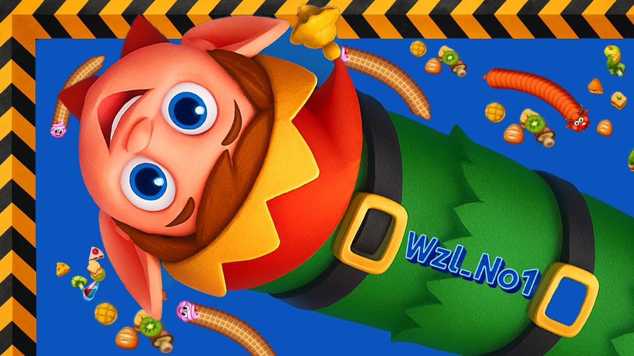 WORMSZONE.IO🔥Ep32💥The hungriest snake👹Top 1 slither💯by Wzl_No1