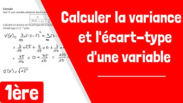 Comment calculer la variance et l