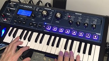 Novation MiniNova - ANIMATE Function
